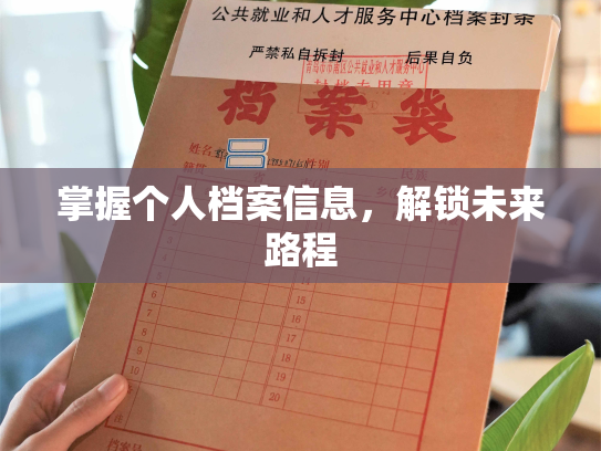 掌握个人档案信息，解锁未来路程