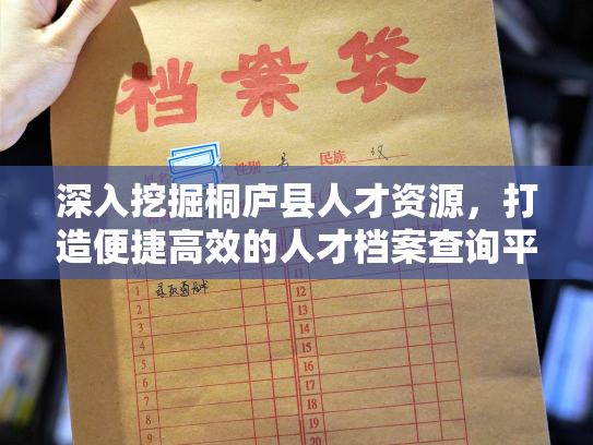 深入挖掘桐庐县人才资源，打造便捷高效的人才档案查询平台