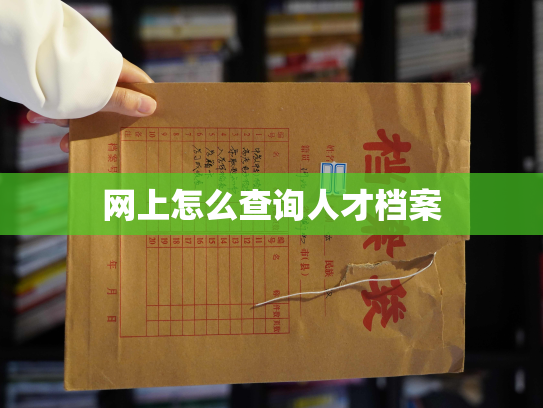 网上怎么查询人才档案