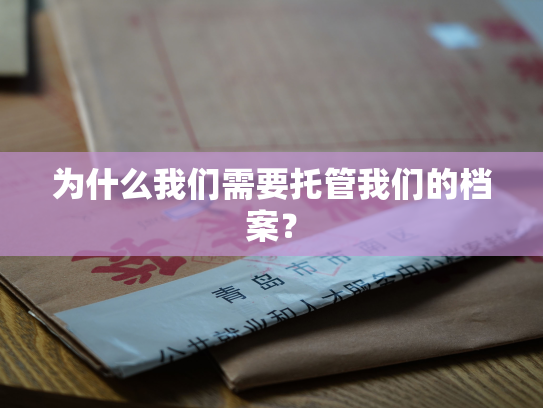 为什么我们需要托管我们的档案？