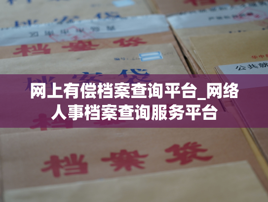 网上有偿档案查询平台_网络人事档案查询服务平台