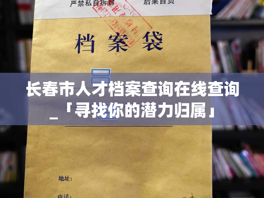 长春市人才档案查询在线查询_「寻找你的潜力归属」