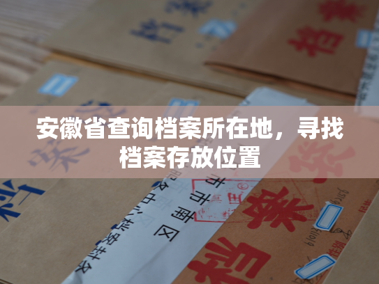 安徽省查询档案所在地，寻找档案存放位置