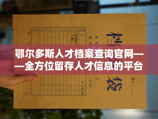鄂尔多斯人才档案查询官网——全方位留存人才信息的平台