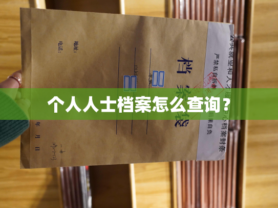 个人人士档案怎么查询？