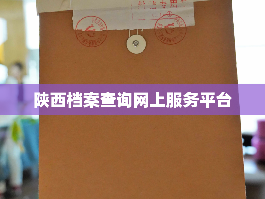 陕西档案查询网上服务平台