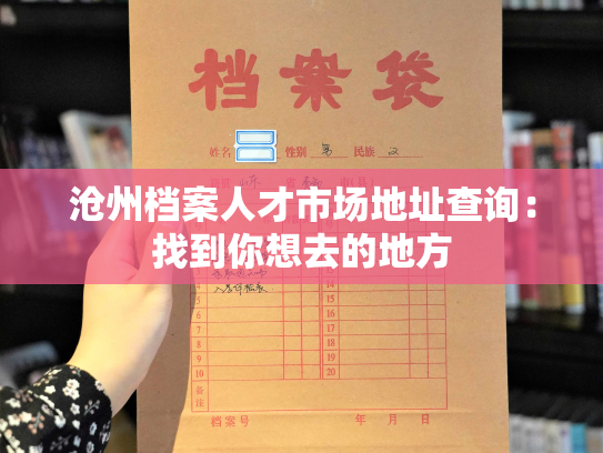沧州档案人才市场地址查询：找到你想去的地方