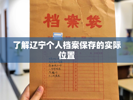 了解辽宁个人档案保存的实际位置
