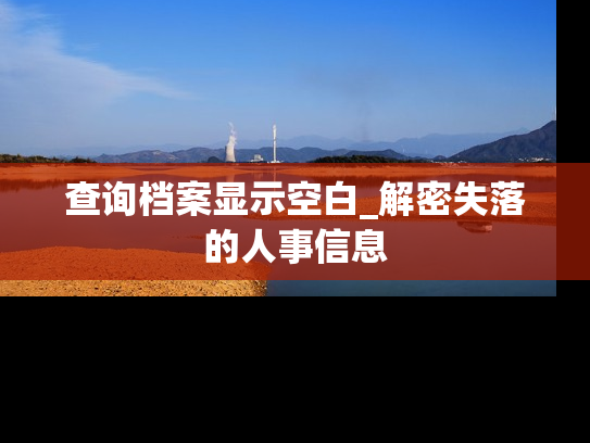 查询档案显示空白_解密失落的人事信息