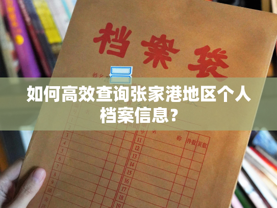 如何高效查询张家港地区个人档案信息？