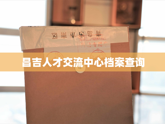 昌吉人才交流中心档案查询
