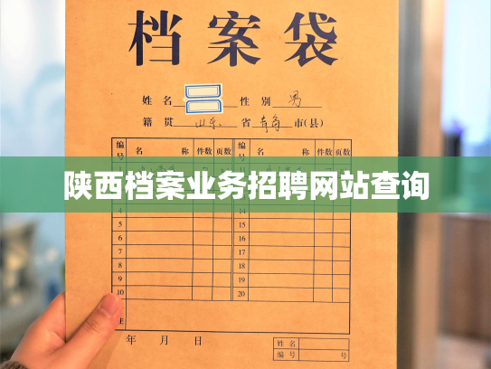 陕西档案业务招聘网站查询