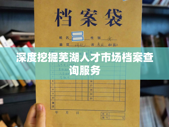 深度挖掘芜湖人才市场档案查询服务