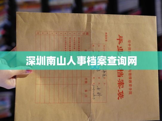 深圳南山人事档案查询网