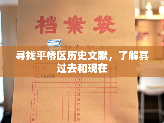 寻找平桥区历史文献，了解其过去和现在