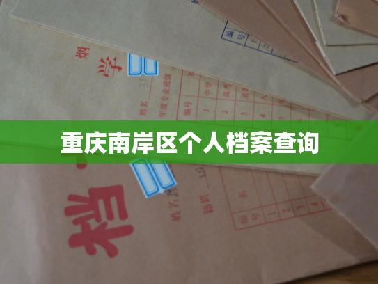 重庆南岸区个人档案查询