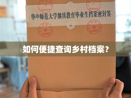 如何便捷查询乡村档案？