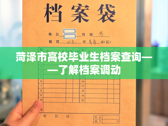 菏泽市高校毕业生档案查询——了解档案调动