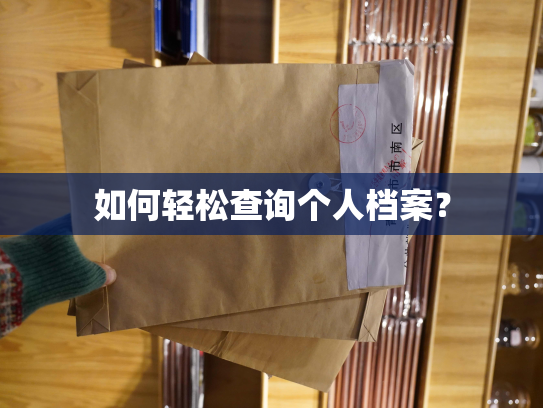 如何轻松查询个人档案？