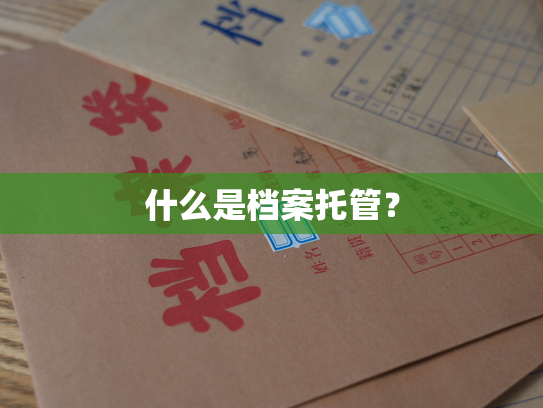 什么是档案托管？