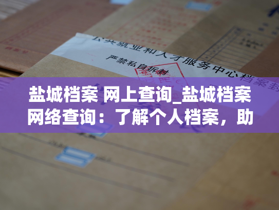 盐城档案 网上查询_盐城档案网络查询：了解个人档案，助力职业发展。