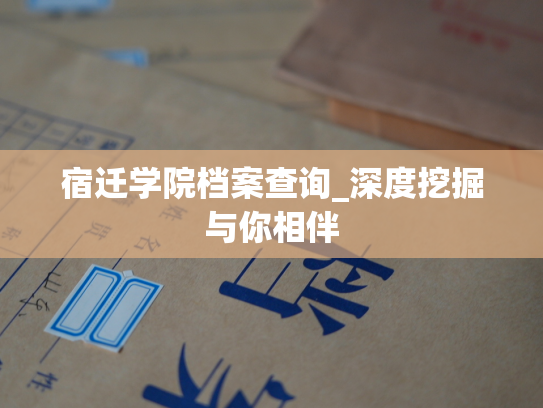 宿迁学院档案查询_深度挖掘与你相伴
