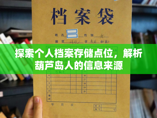 探索个人档案存储点位，解析葫芦岛人的信息来源