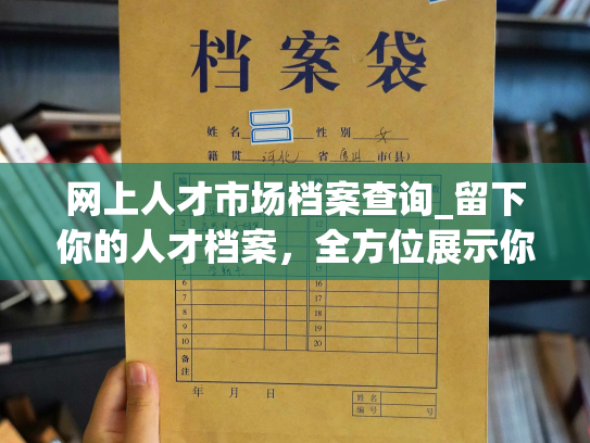 网上人才市场档案查询_留下你的人才档案，全方位展示你的能力！