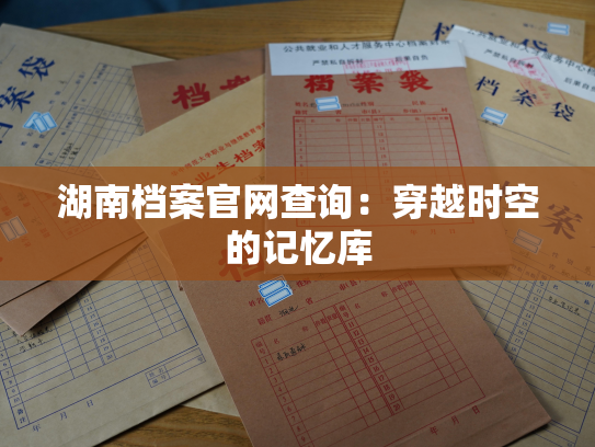 湖南档案官网查询：穿越时空的记忆库