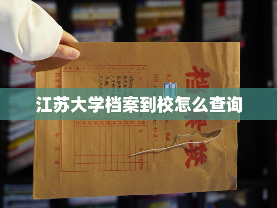江苏大学档案到校怎么查询