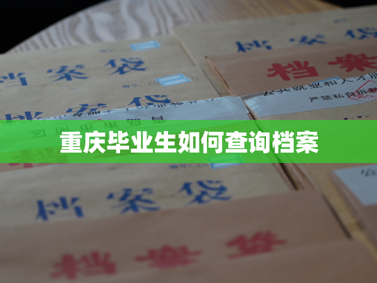 重庆毕业生如何查询档案