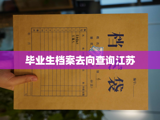 毕业生档案去向查询江苏