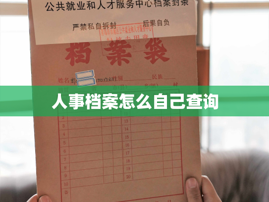 人事档案怎么自己查询