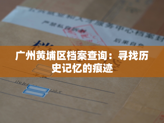 广州黄埔区档案查询：寻找历史记忆的痕迹