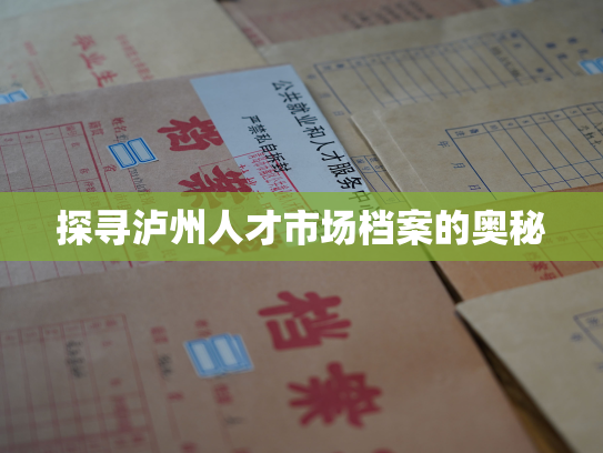 探寻泸州人才市场档案的奥秘