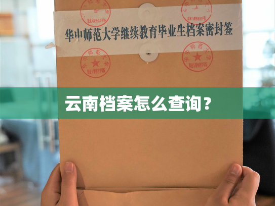 云南档案怎么查询？