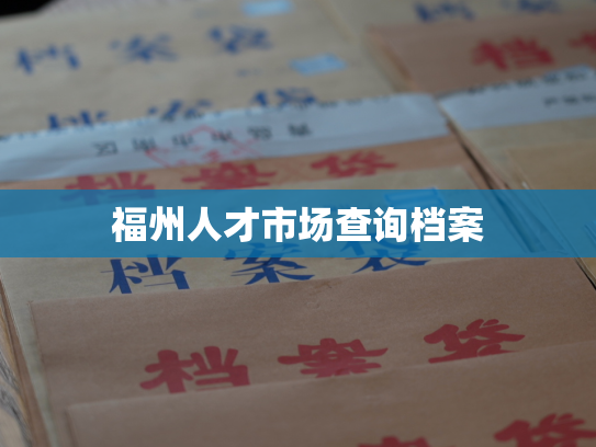福州人才市场查询档案