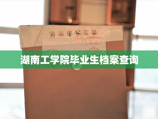 湖南工学院毕业生档案查询