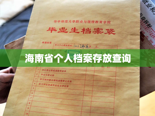 海南省个人档案存放查询