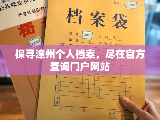 探寻漳州个人档案，尽在官方查询门户网站