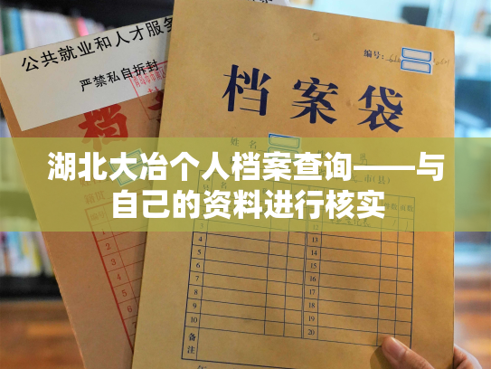 湖北大冶个人档案查询——与自己的资料进行核实