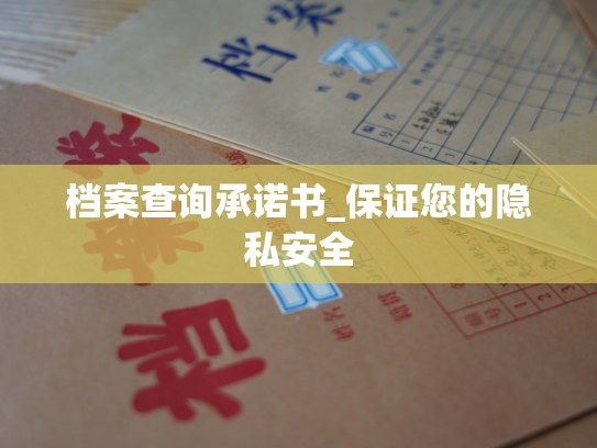 档案查询承诺书_保证您的隐私安全