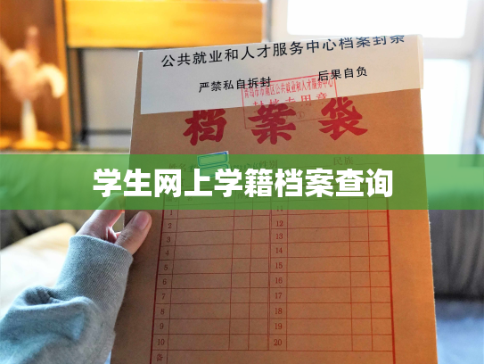 学生网上学籍档案查询