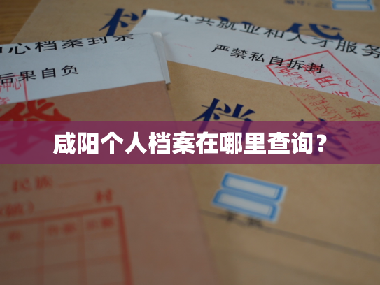 咸阳个人档案在哪里查询？