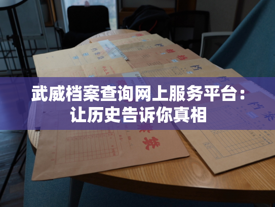 武威档案查询网上服务平台：让历史告诉你真相