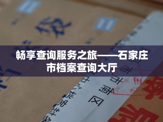 畅享查询服务之旅——石家庄市档案查询大厅