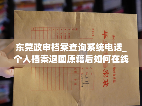 东莞政审档案查询系统电话_个人档案退回原籍后如何在线、电话或亲自查询的指南