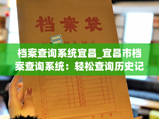 档案查询系统宜昌_宜昌市档案查询系统：轻松查询历史记录