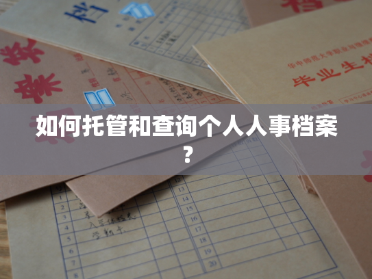如何托管和查询个人人事档案？