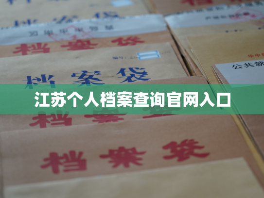 江苏个人档案查询官网入口